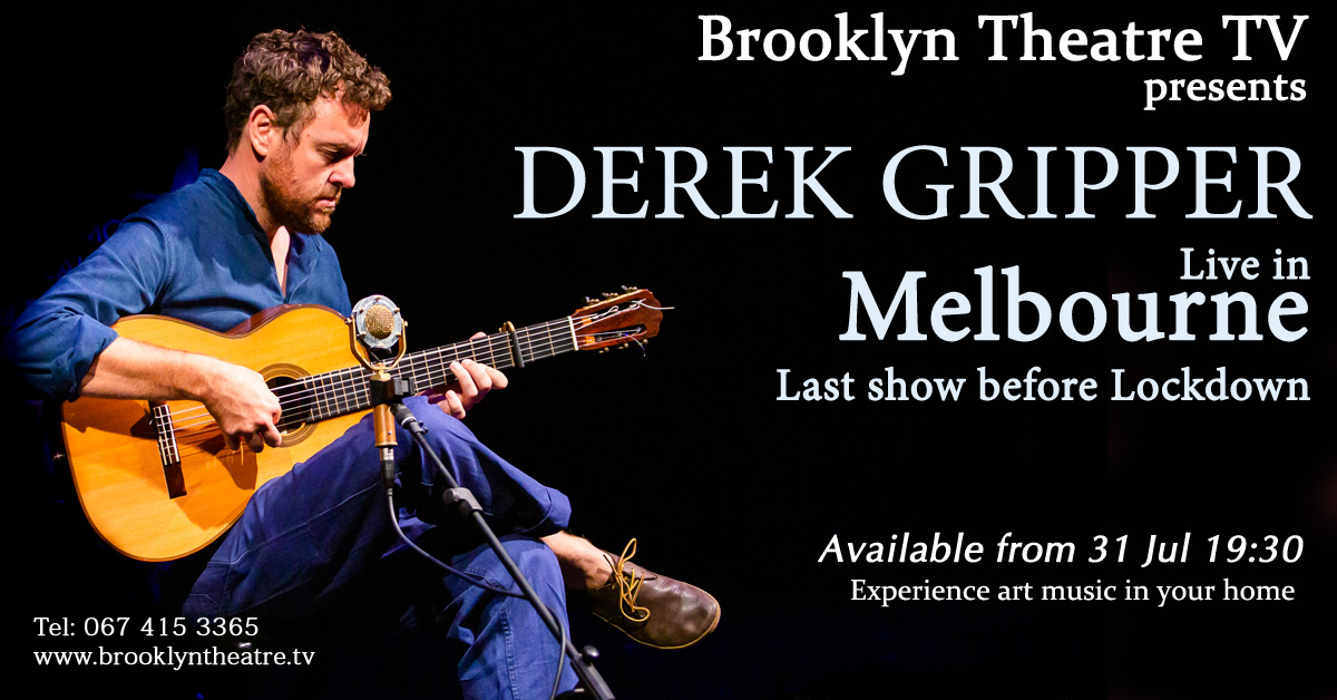 Derek Gripper LIVE in Melbourne Last show before Lockdown Thumbnail